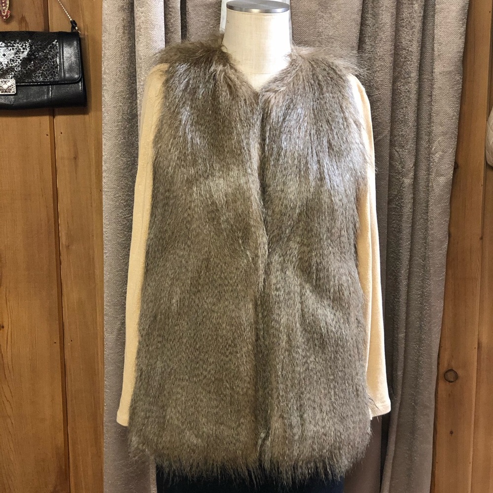 Faux Fur Vest NWT